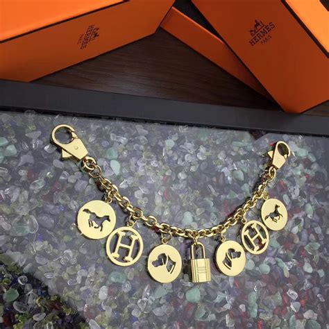 hermes gold chain bag charm|Hermes straps for handbags.